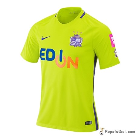 Camiseta Sanfrecce Hiroshima Replica Segunda Ropa 2017/18 Amarillo